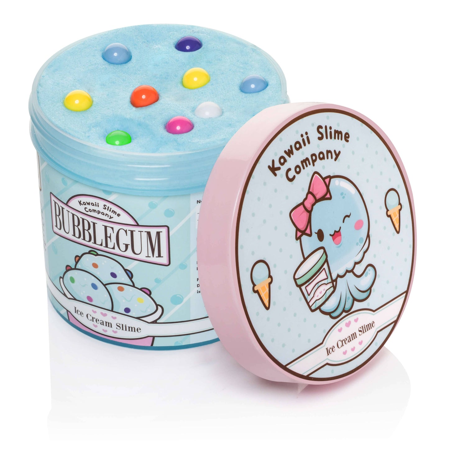 Kawaii Slime Co. Bubblegum Scented Ice Cream Pint Slime