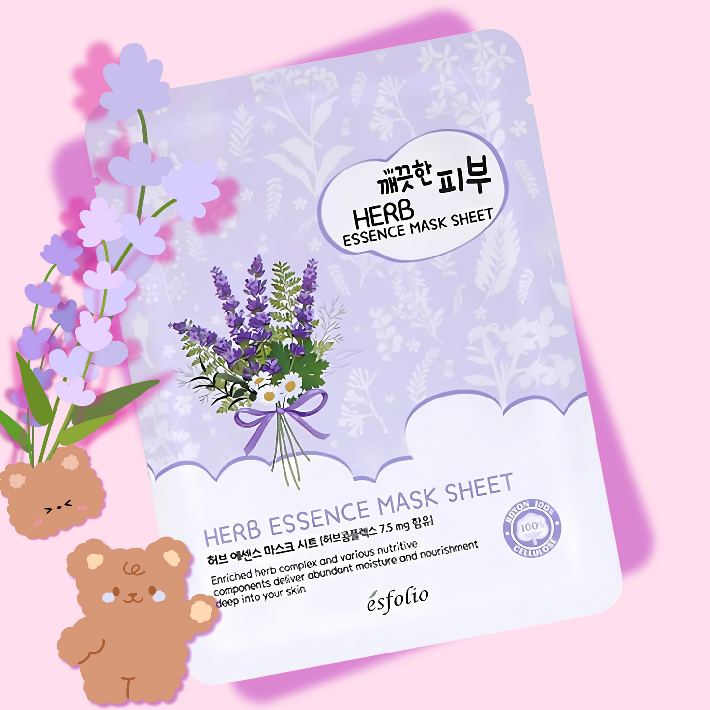 Esfolio Herb Essence Sheet Mask