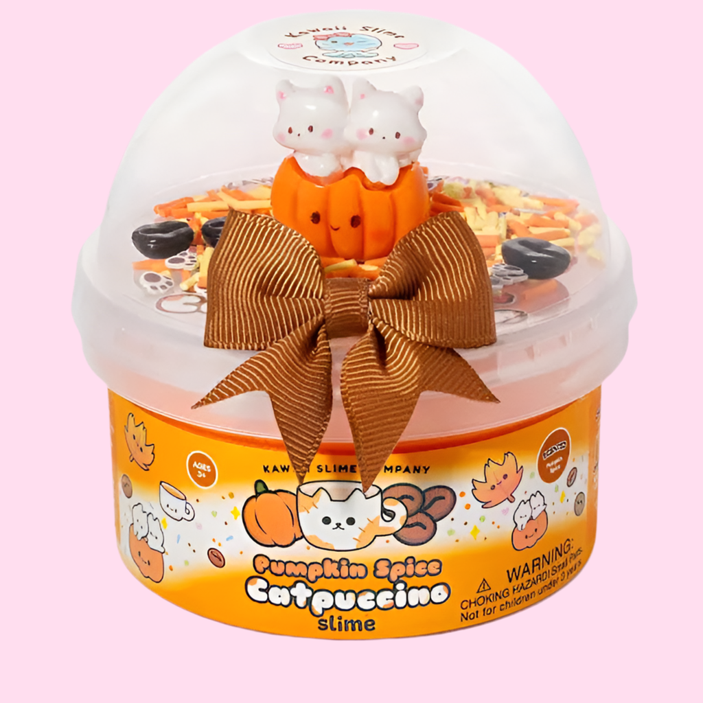 Kawaii Slime Co. Pumpkin Spice Catpuccino Slime