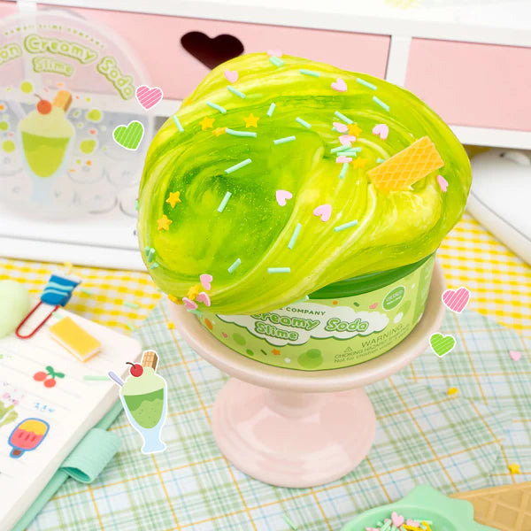 Kawaii Slime. Co. Melon Creamy Soda 2 in 1