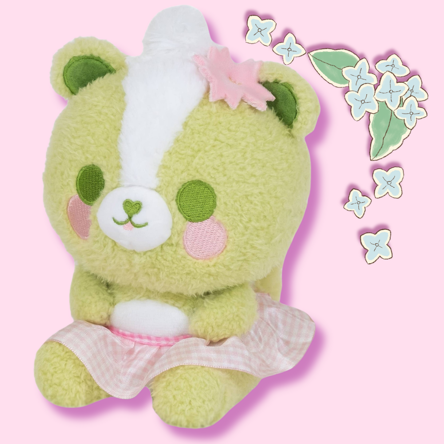 Lil Kawaii Sweetie the Grassy Skunk Plush