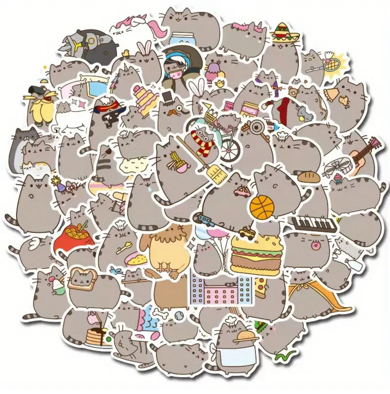 Individual Pusheen Stickers