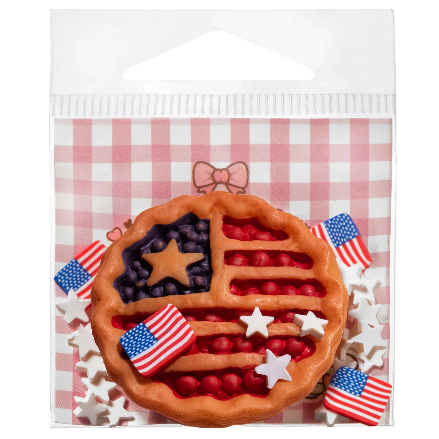 Grandma’s Kawaii Patriotic Pie Filling Jelly Cube Slime