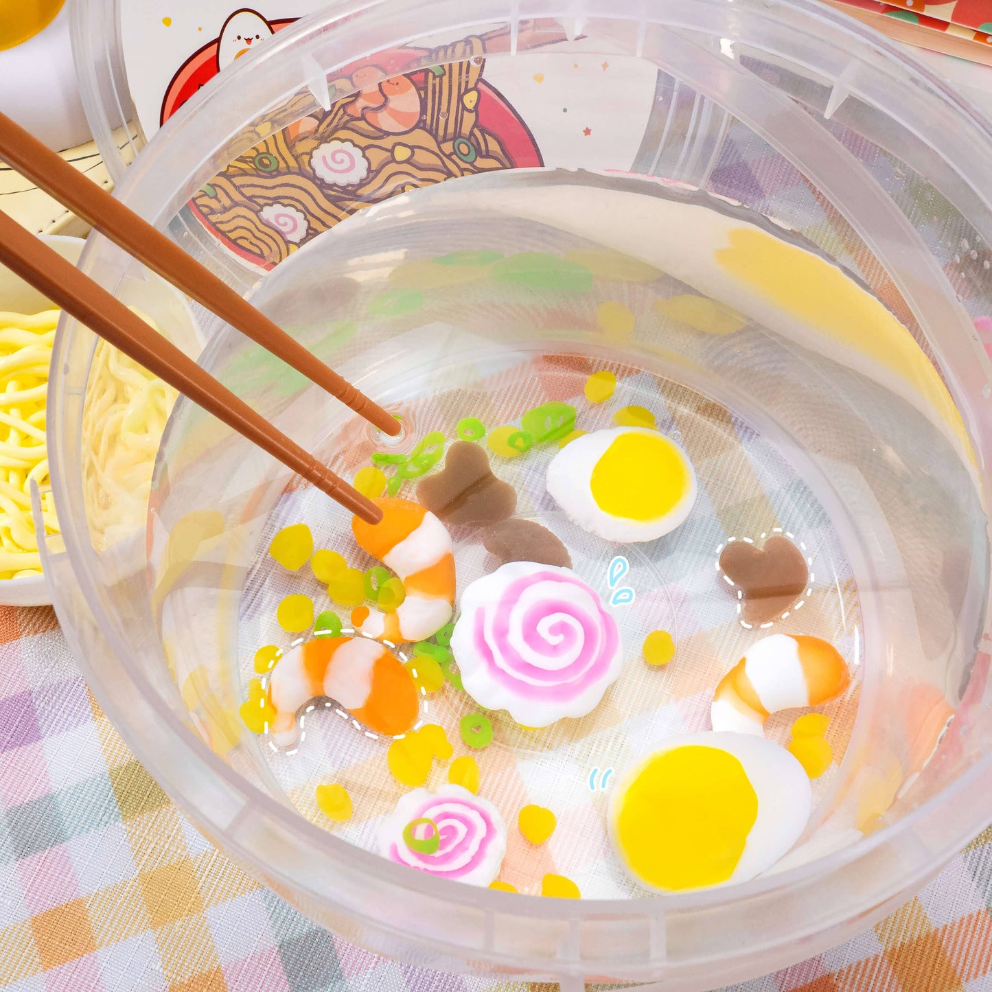 Kawaii Slime Co. Instant Ramen Noodles Slime Science Kit