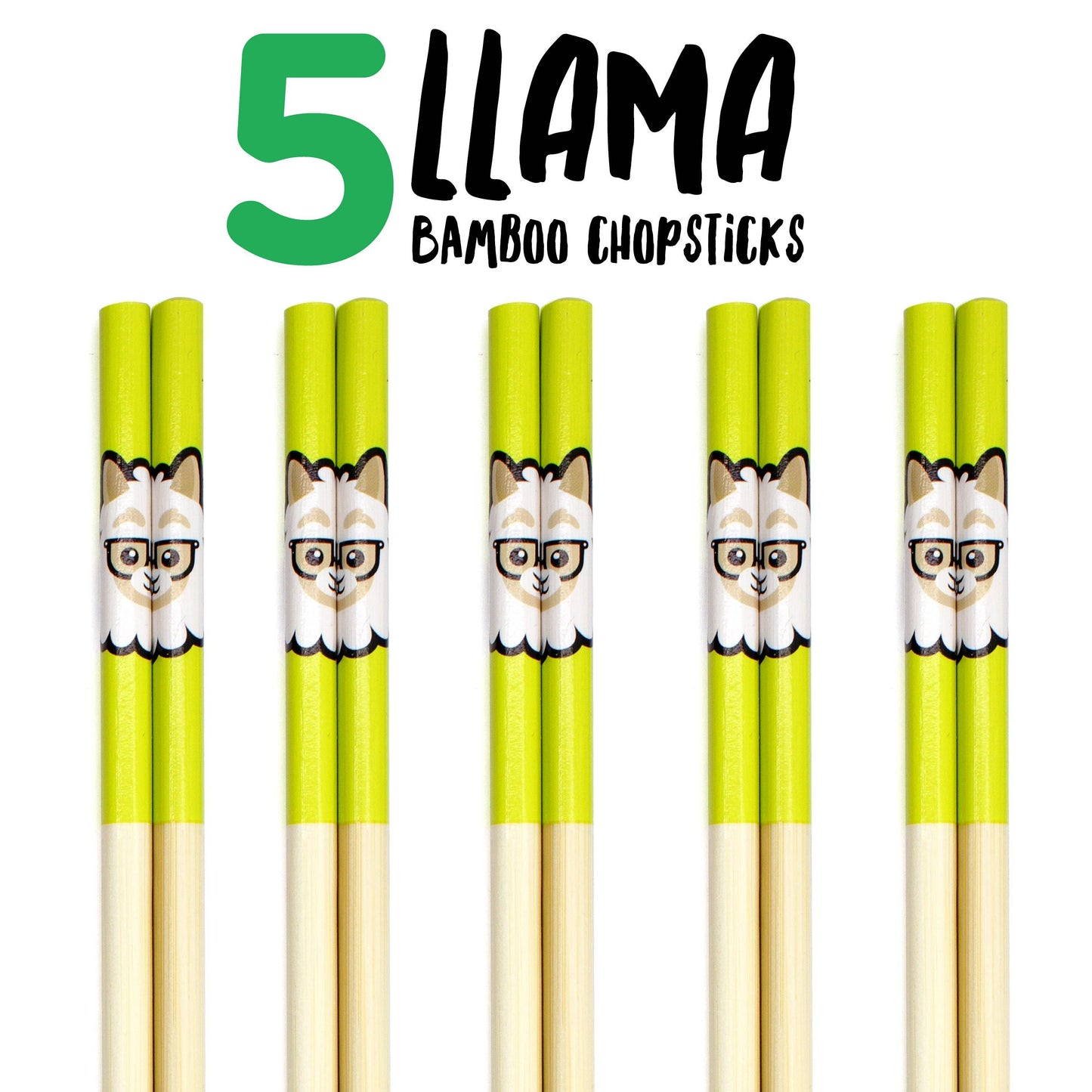 Llama Bamboo Chopsticks