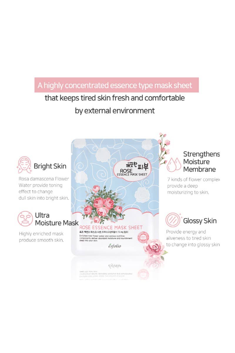 Esfolio Essence Mask Sheet Rose