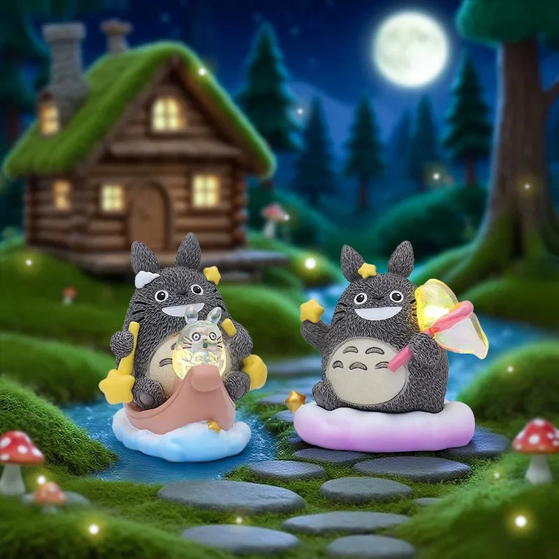 Invisible Totoro Night Adventure Blind Box 乡间小路的隐身猫系列盲盒