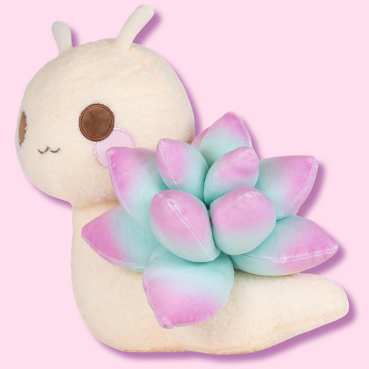 Sage the Cute Kawaii Soft Succulent Snail Plushie