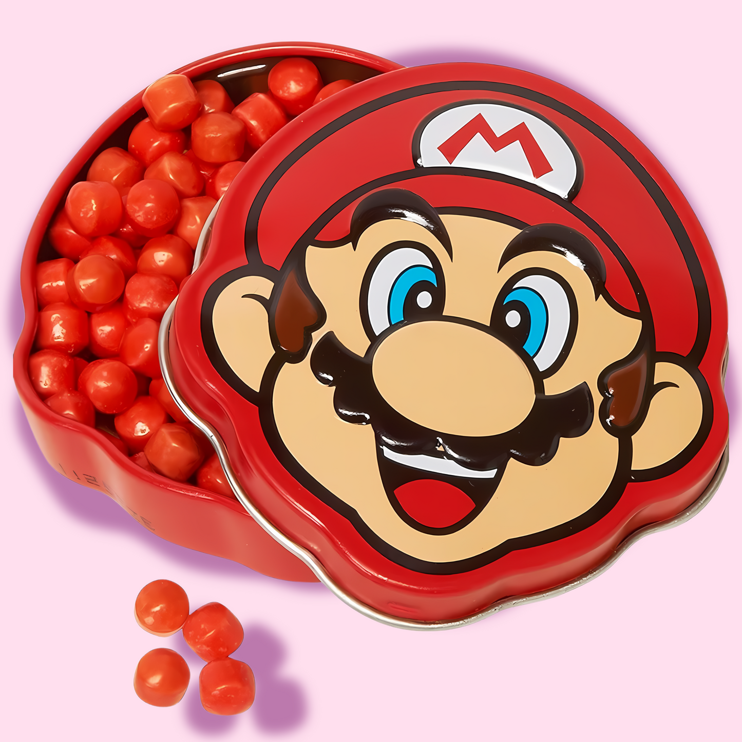 Super Mario Brick Breakin' Cherry Candy Tin