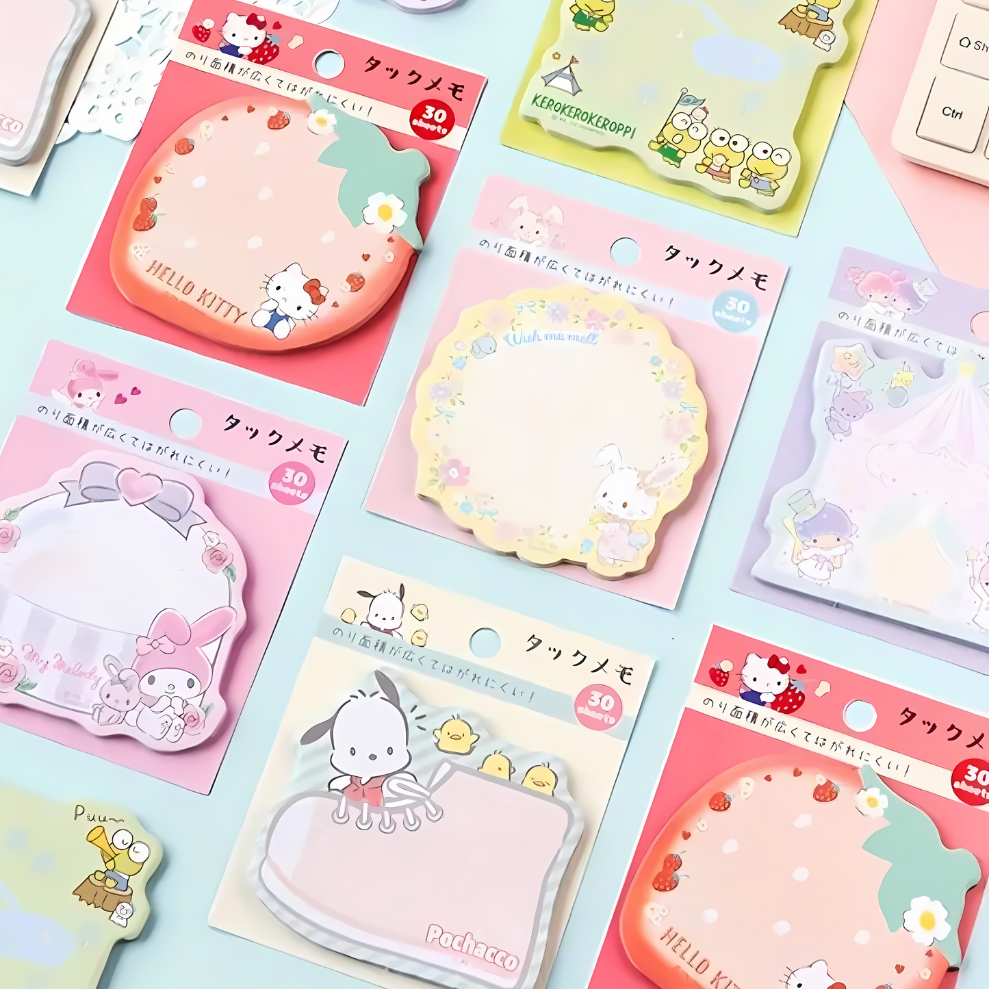 Sanrio Japan Kawaii Desk Pad Sticky Notes