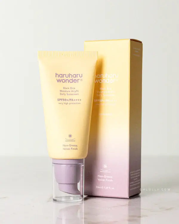 HARUHARU WONDER Black Rice Daily Sunscreen Unscented SPF 50: Pure Mineral