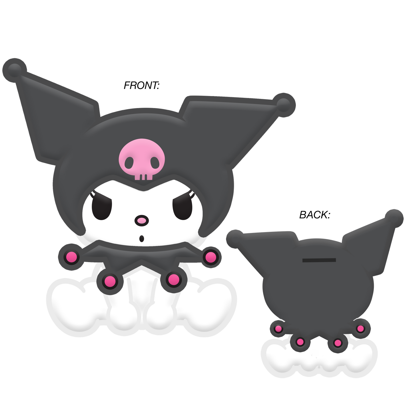 Sanrio Kuromi Plush Coin Bank