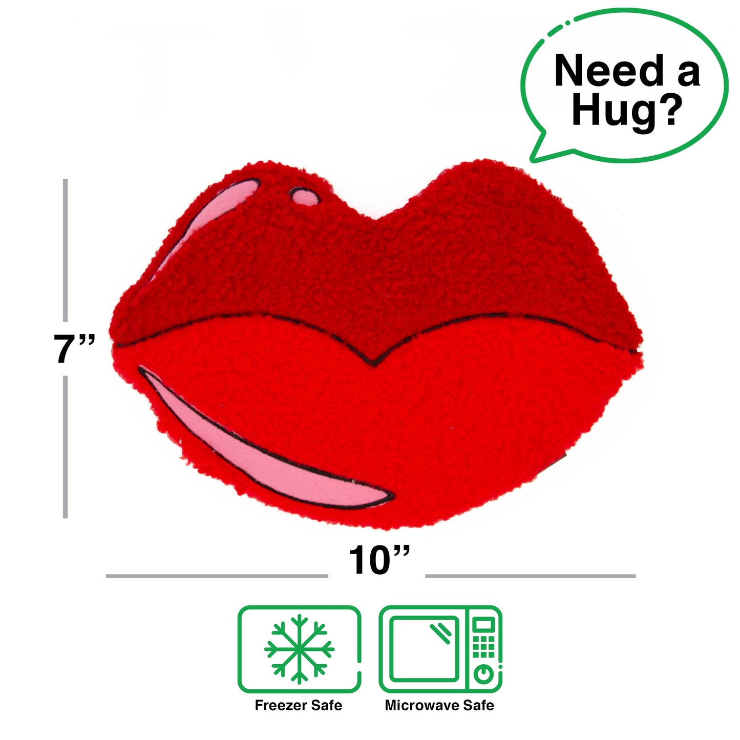 Huggable Kisses Heating Pad and Pillow