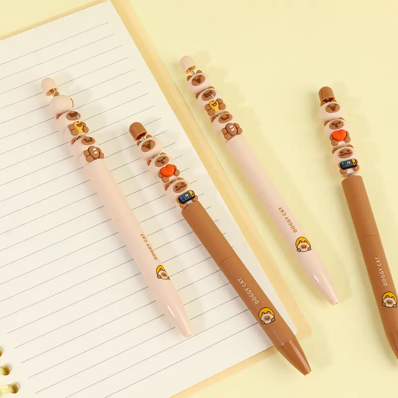 Doggy Cat Stackable Bead Pen