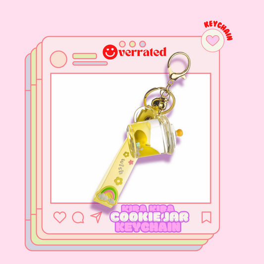 KIRA KIRA Yellow Cookie Jar Liquid Effect Sensory Keychain💛