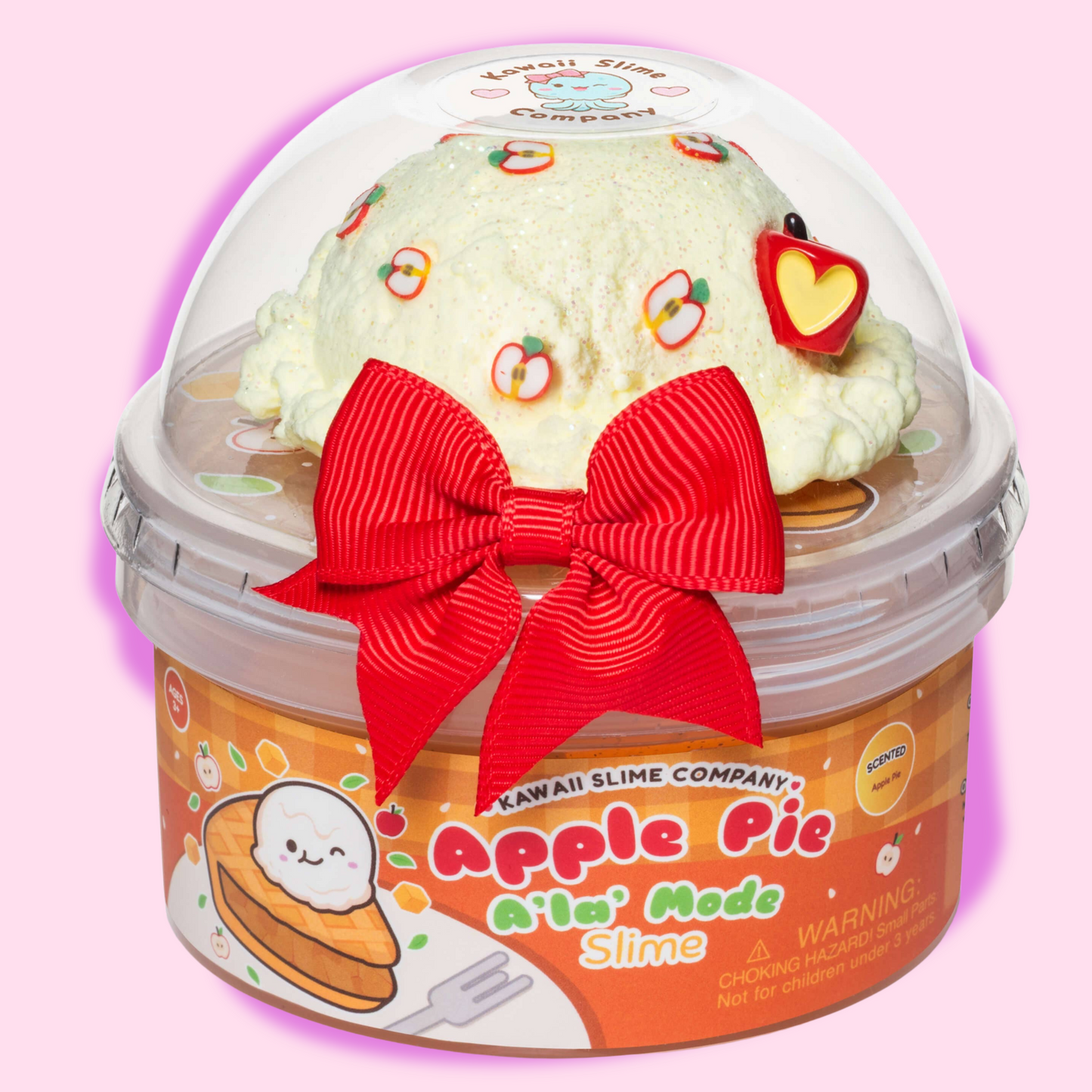 Kawaii Slime Co. Apple Pie à la Mode Slime