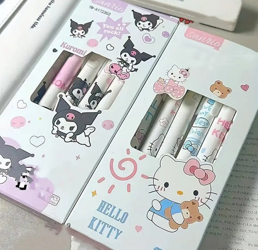 Sanrio Kuromi 6 Pack Pen Set