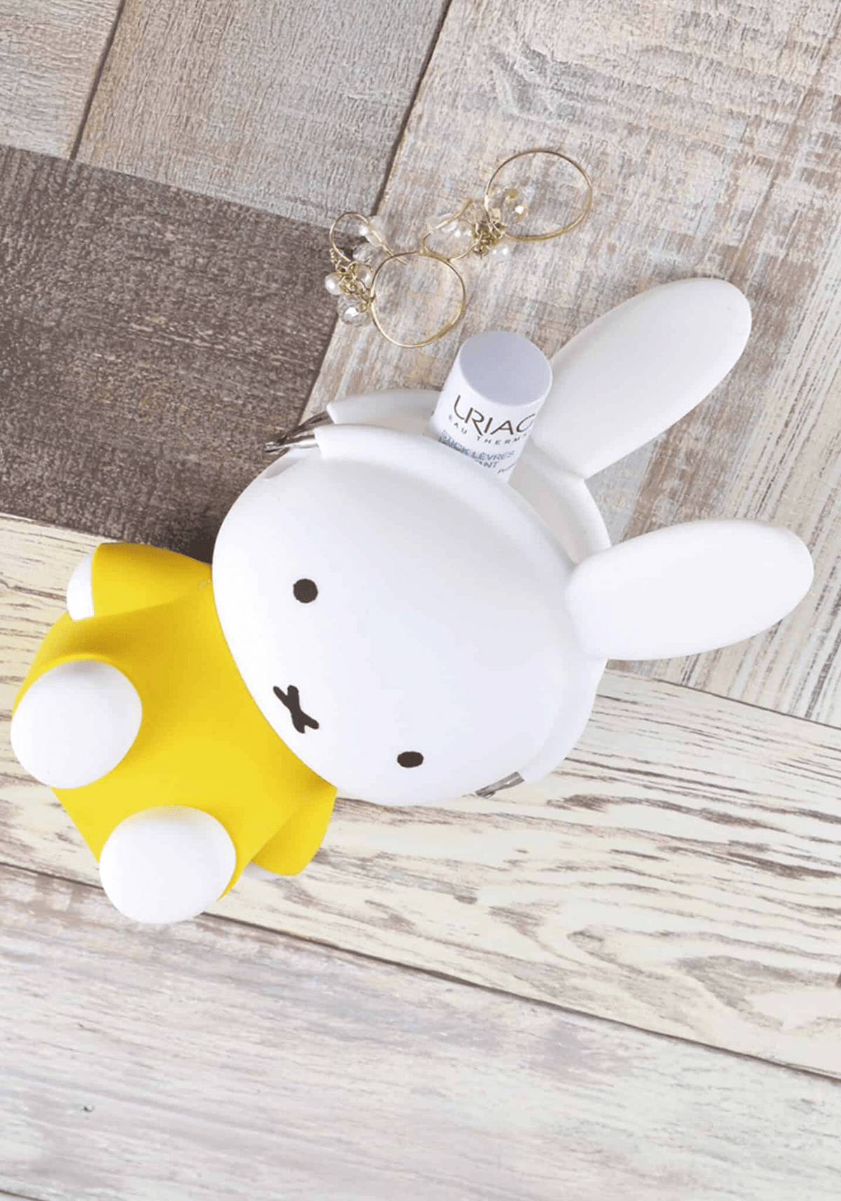 3D POCHI miffy Silicon pouch(Yellow) - OVERRATED
