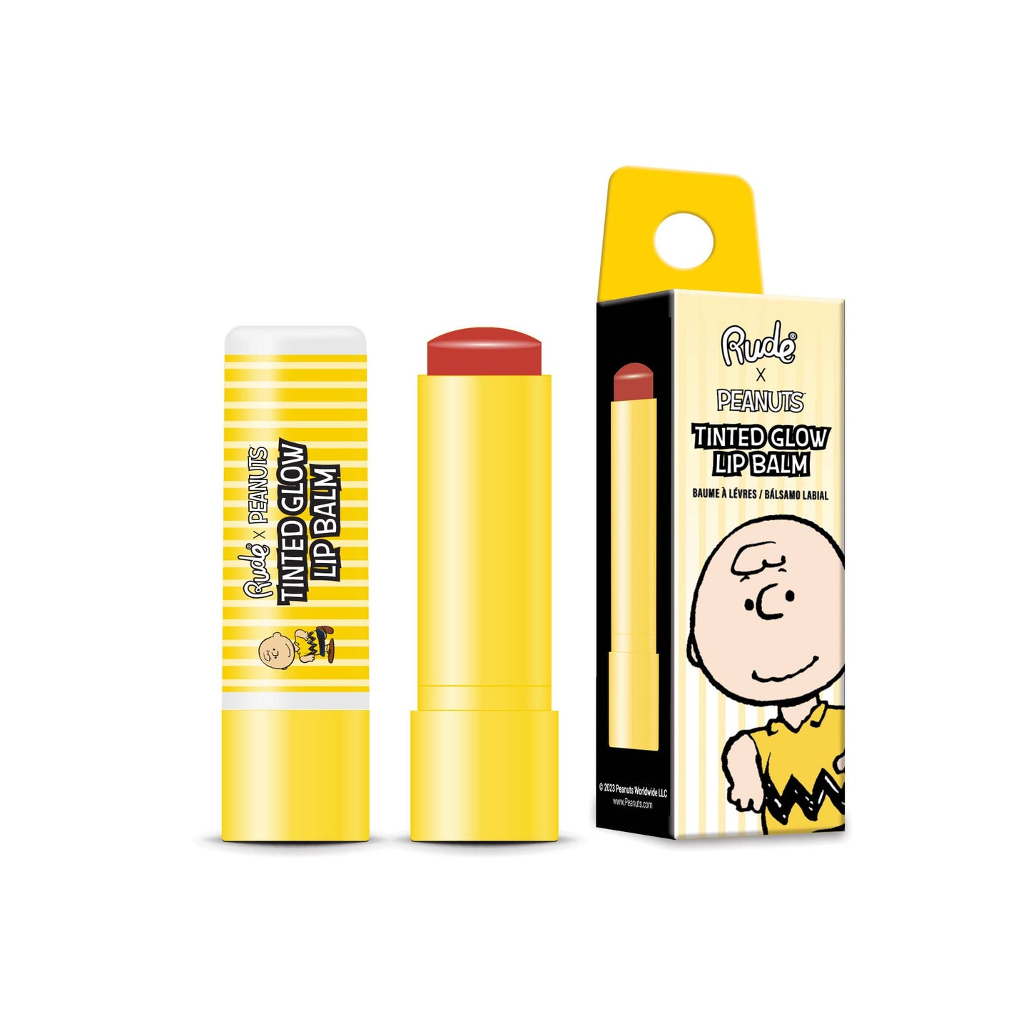 Peanuts Tinted Glow Lip Balm: Sally - Light Pink