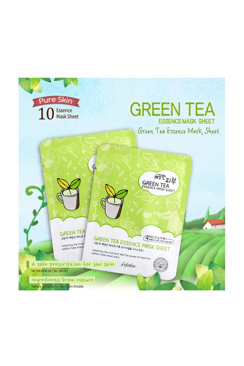 Esfolio Essence Mask Sheet Green Tea