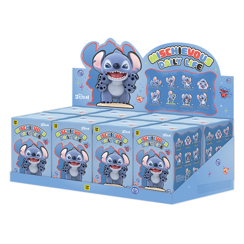 Top Toy Disney Stitch Mischievous Daily Life Series Figure Blind Box
