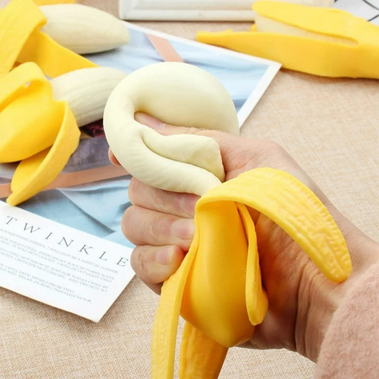 Kawaii Vegetable Market Crazy Peeling Banana Sensory Toy