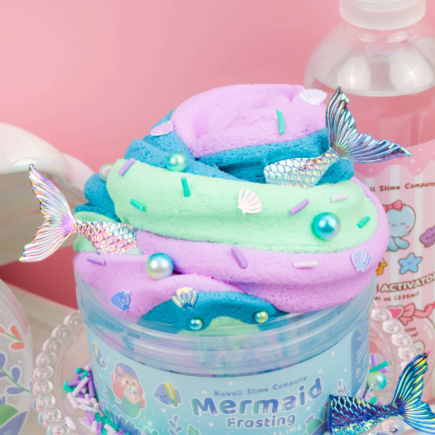 Kawaii Slime Co. Mermaid Frosting Butter Slime