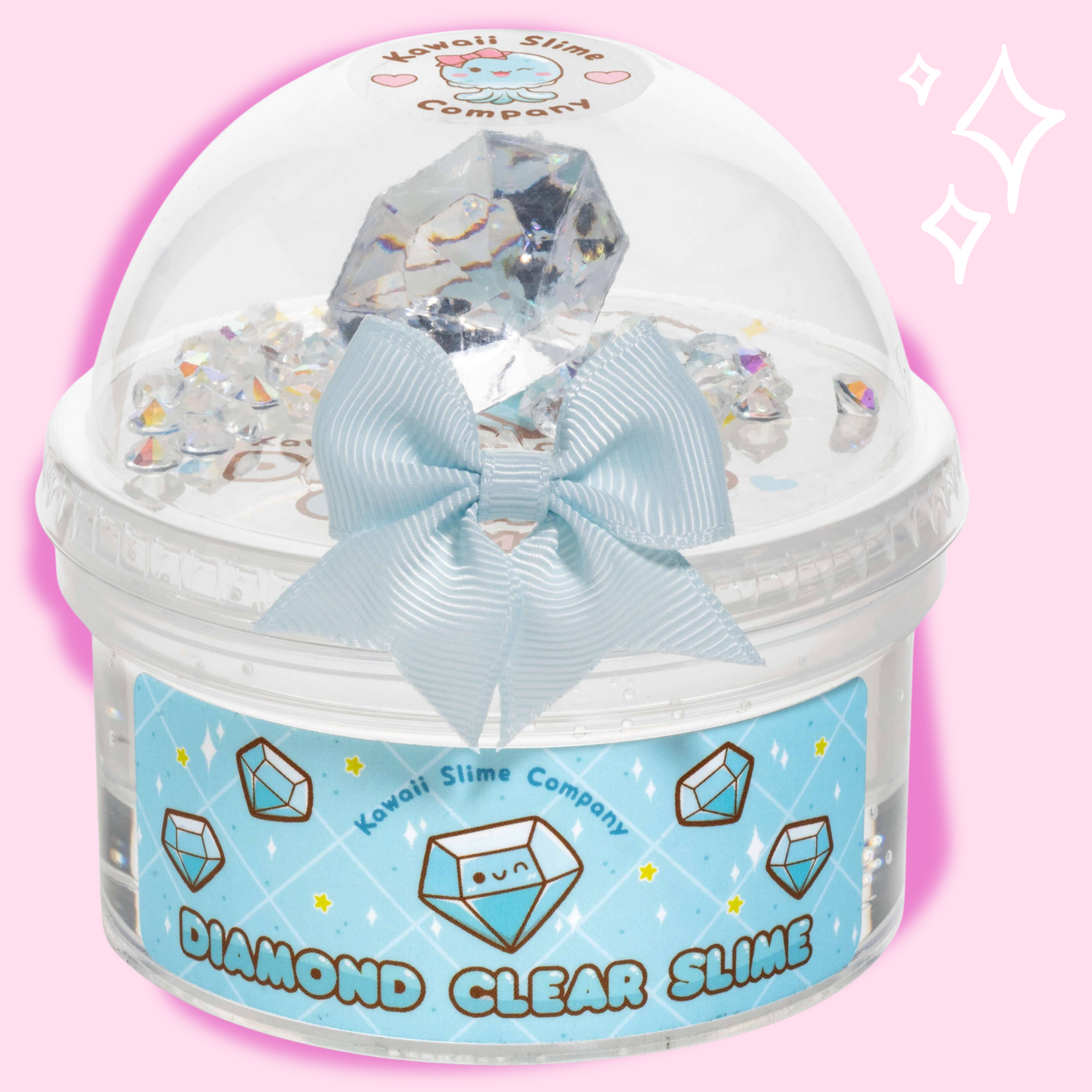 Kawaii Slime Co. Diamond Clear Putty Slime