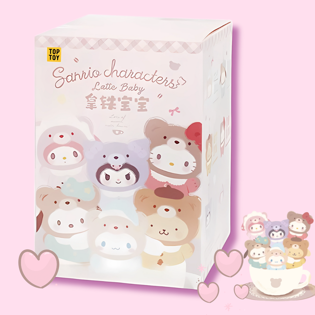 Sanrio Characters Latte Baby Plush Blind Box