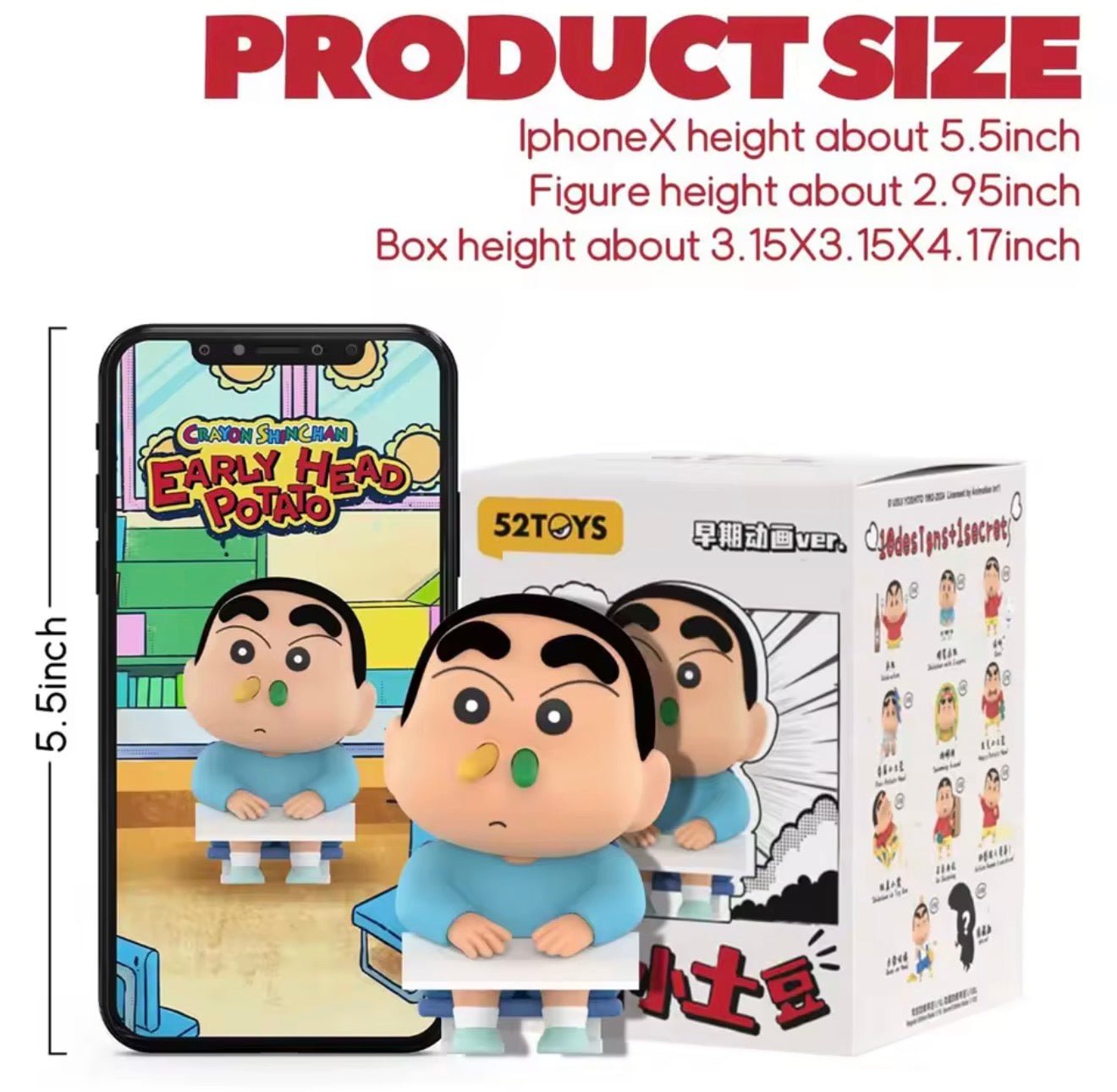 Crayon Shin-chan blind box nostalgic kawaii anime figure with iconic expressions - Overrated Korean Beauty & More