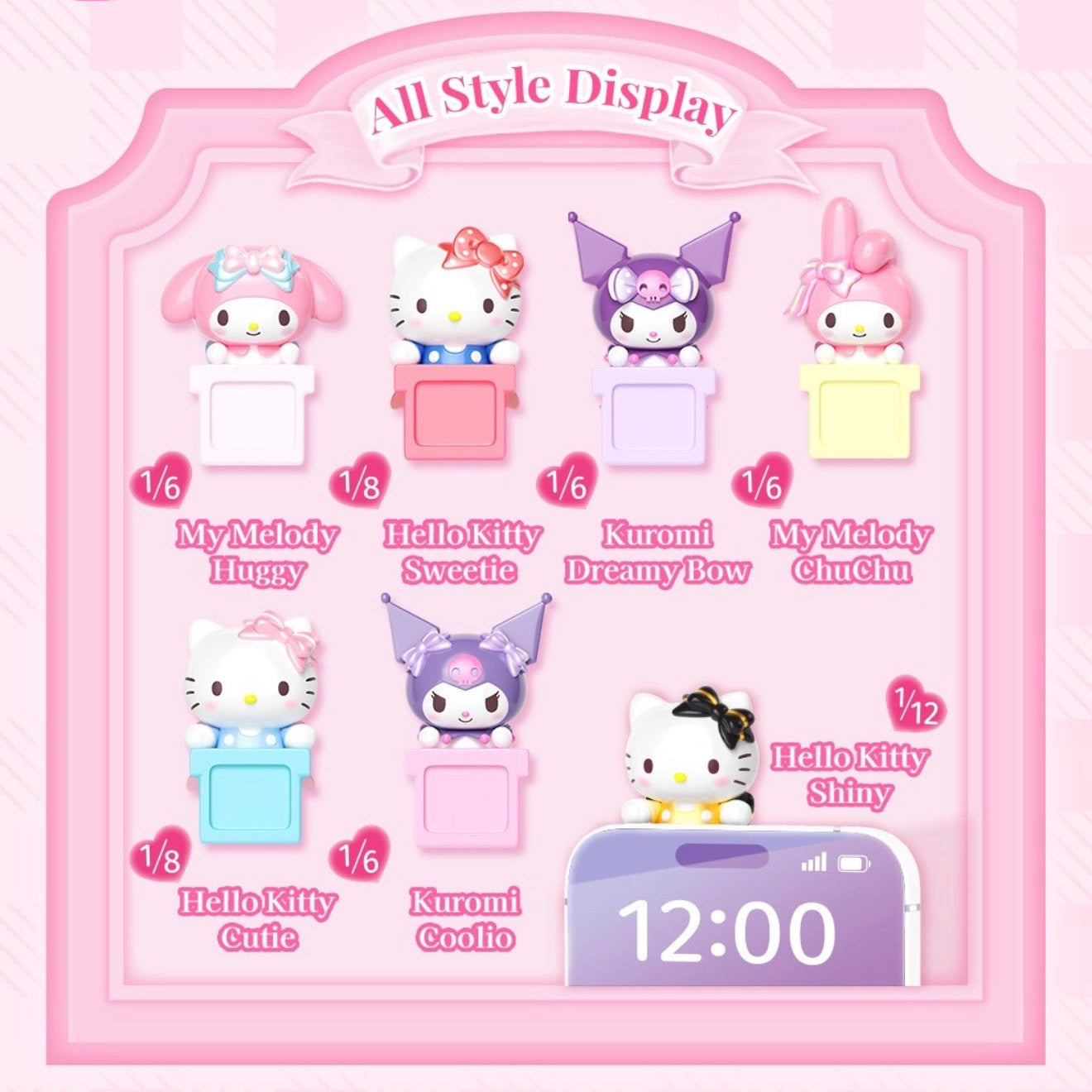 Moetch x Sanrio Characters Sweetheart Bow Series Blind Box