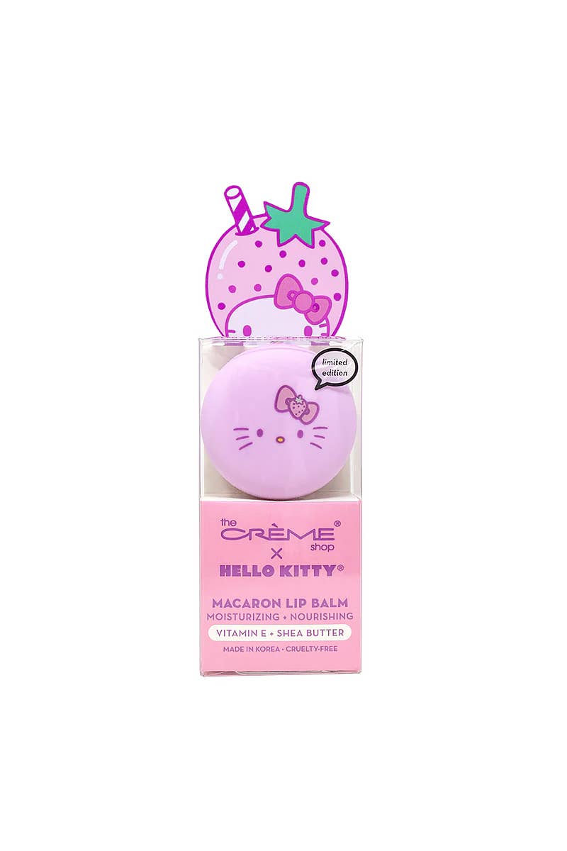 Crème Shop Hello Kitty Strawberry Macaron Lip Balm