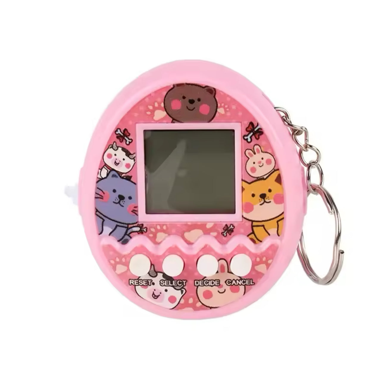 Digital Pet Game Keychain