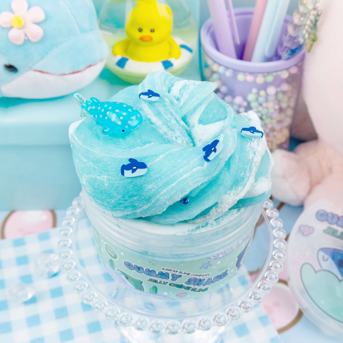 Kawaii Slime Co. Gummy Shark Jelly Creme Slime