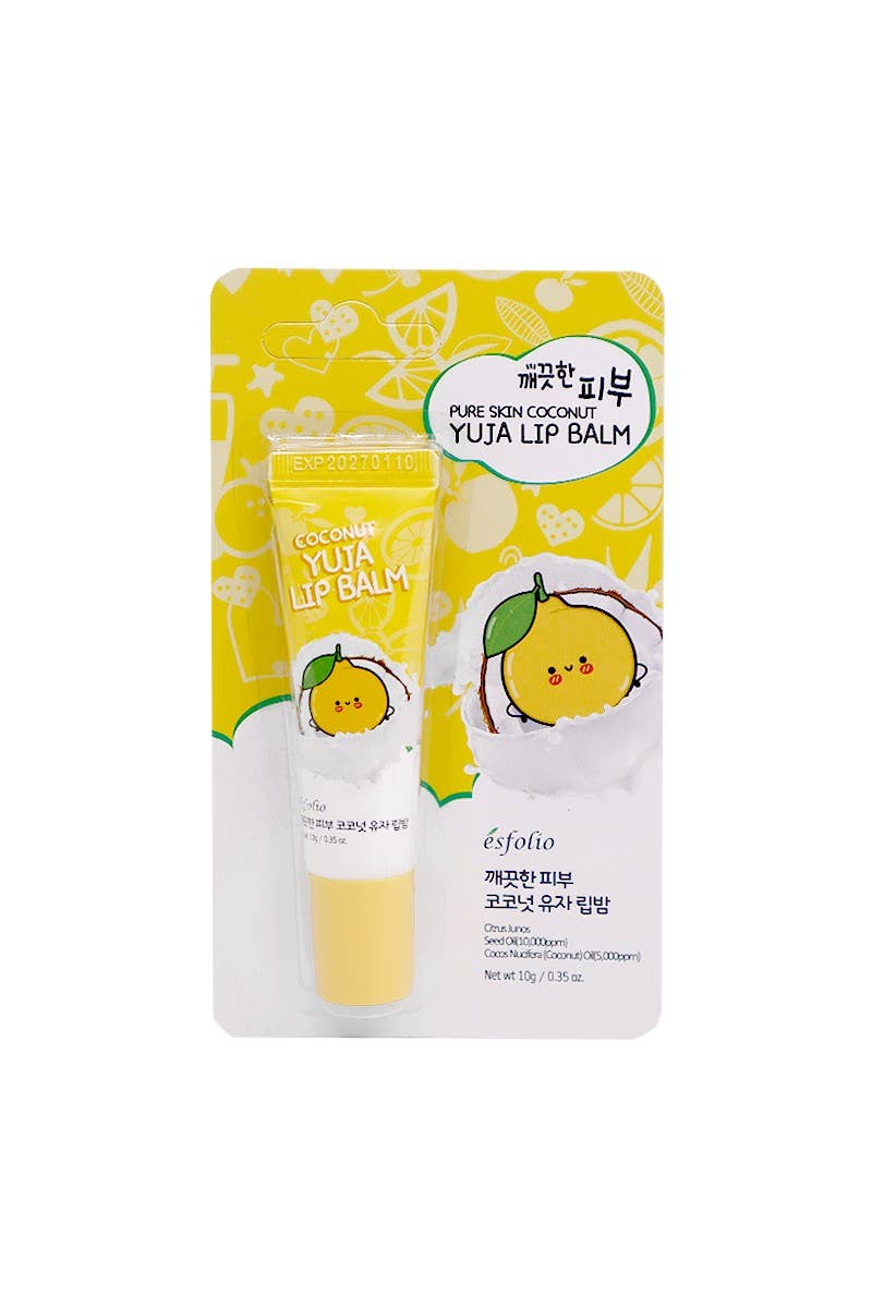 Esfolio Pure Skin Coconut Yuja Lip Balm