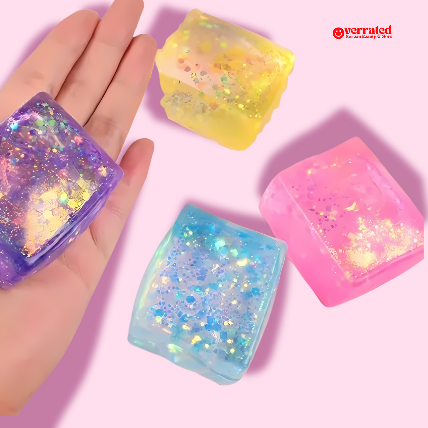 Gummy Kawaii Cube Sensory Squishy Toy