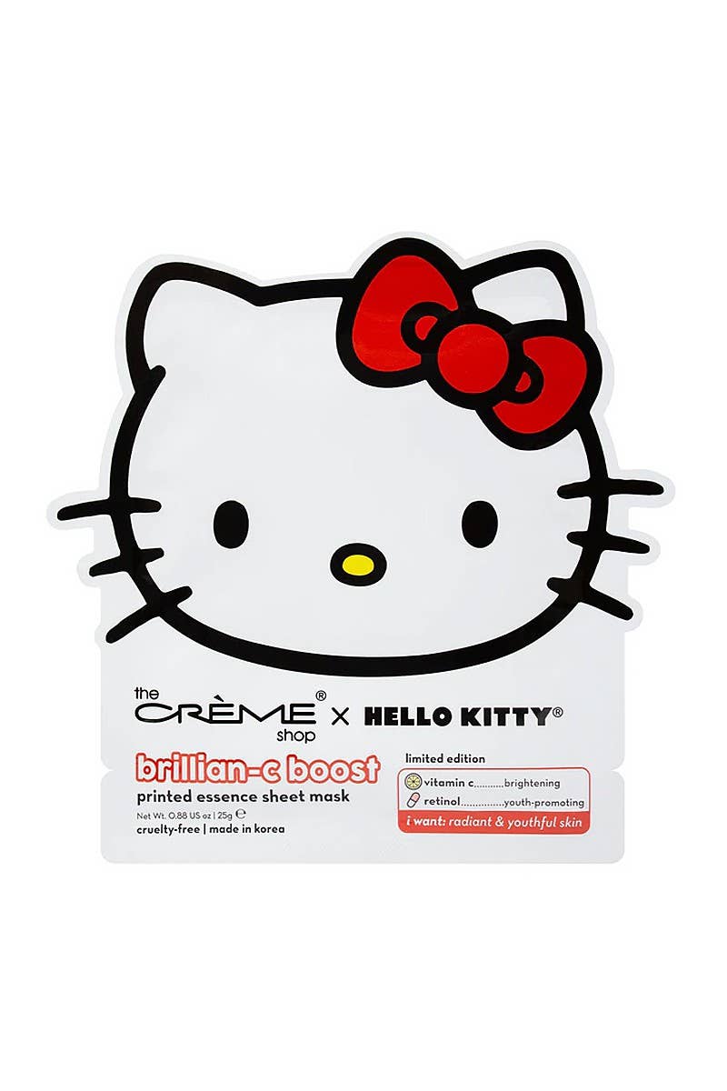 Crème Shop X Hello Kitty Brillian-C Boost Sheet Mask