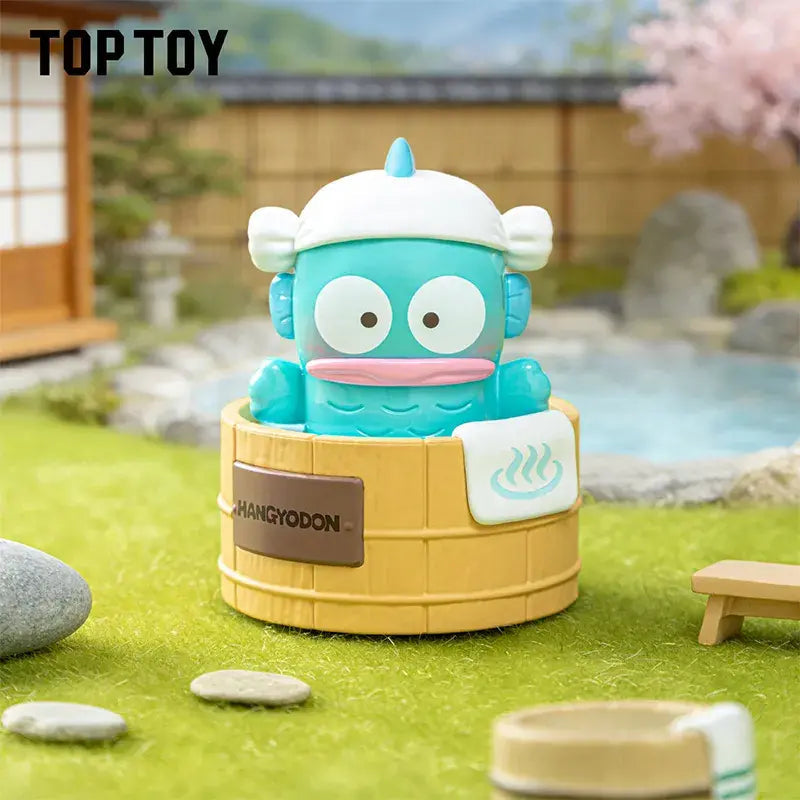 Top Toy Sanrio characters Spinning Hot Spring Series Figures Blind Box