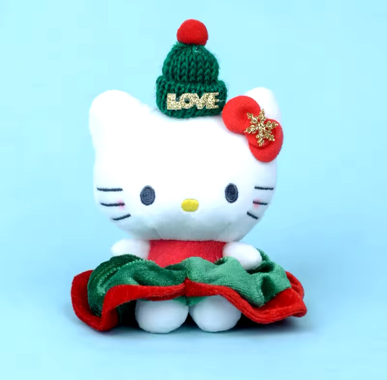 Sanrio Hello Kitty Holiday Mini Plushie with Hair Scrunchie