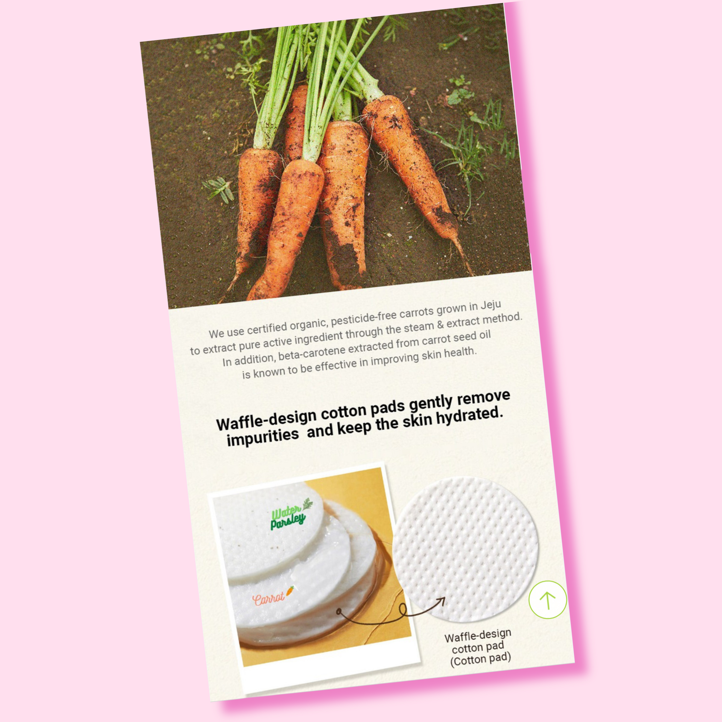 Skinfood Carrot Carotene Calming Water Pad