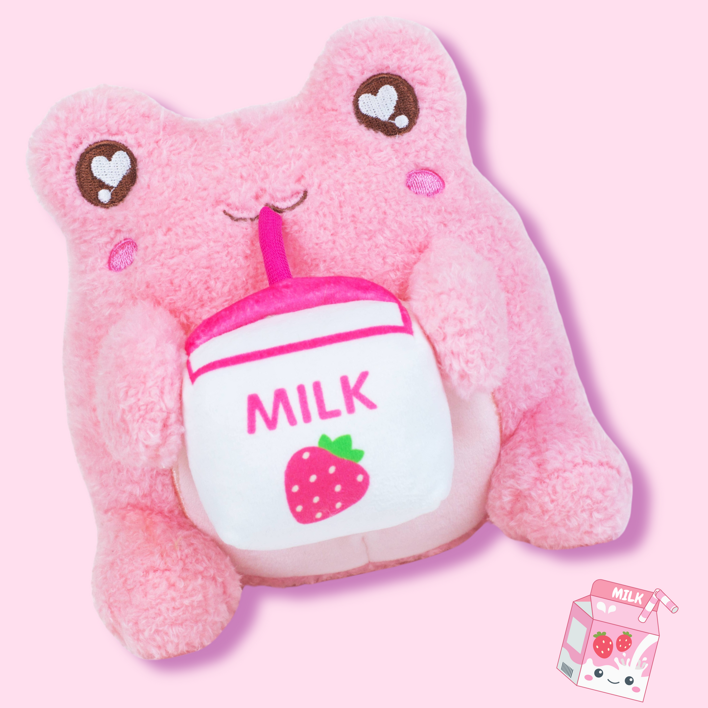 Strawberry Milk Scented Lil Strawberry Milk Sippin' Wawa Plush