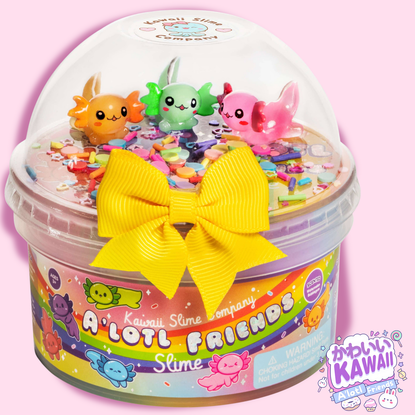 Kawaii Slime Co. A'lotl Friends Butter Slime