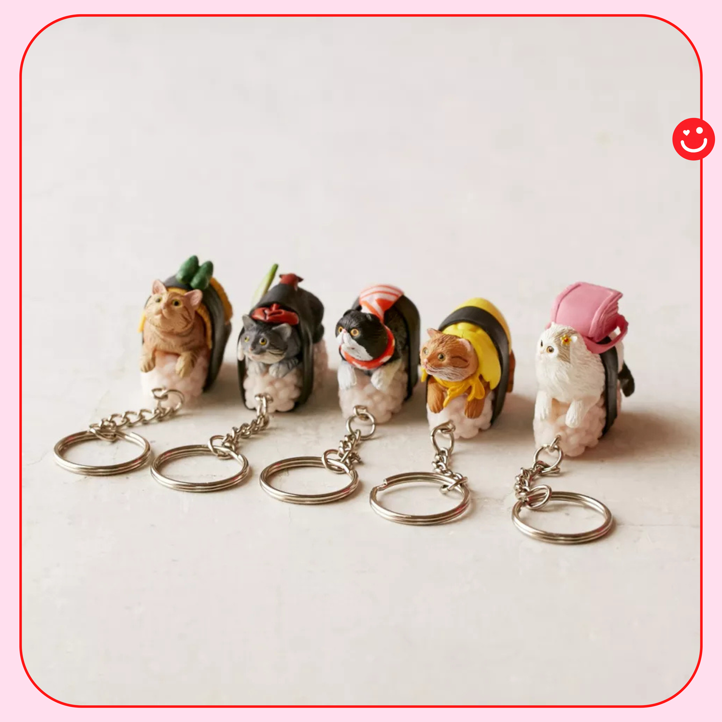 Sushi Cat Nekozushi Keychain Blind Box Figure