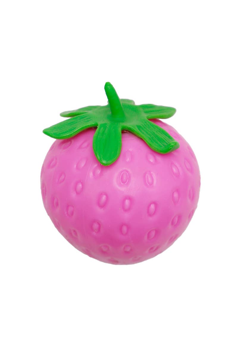 Kawaii Vegetable Market Strawberry Scented Fluffy Slime Filled Stretchy Pull Squishy Toy