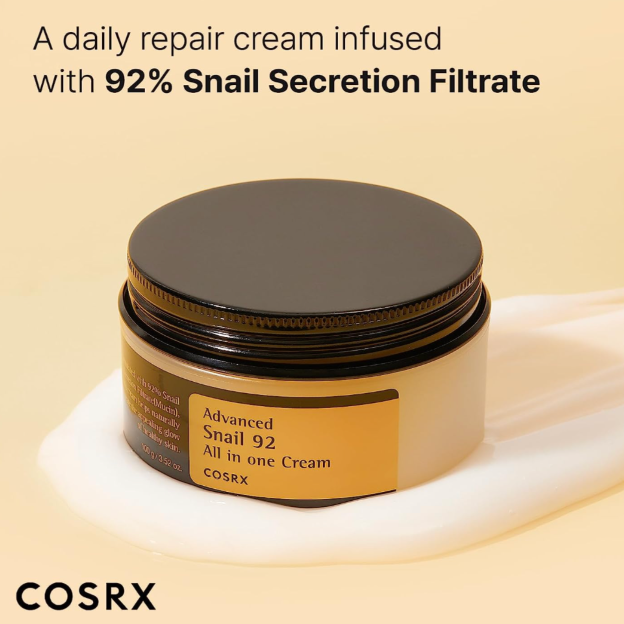 COSRX Advanced Snail 92 All in one Cream Moisturizer: Tube