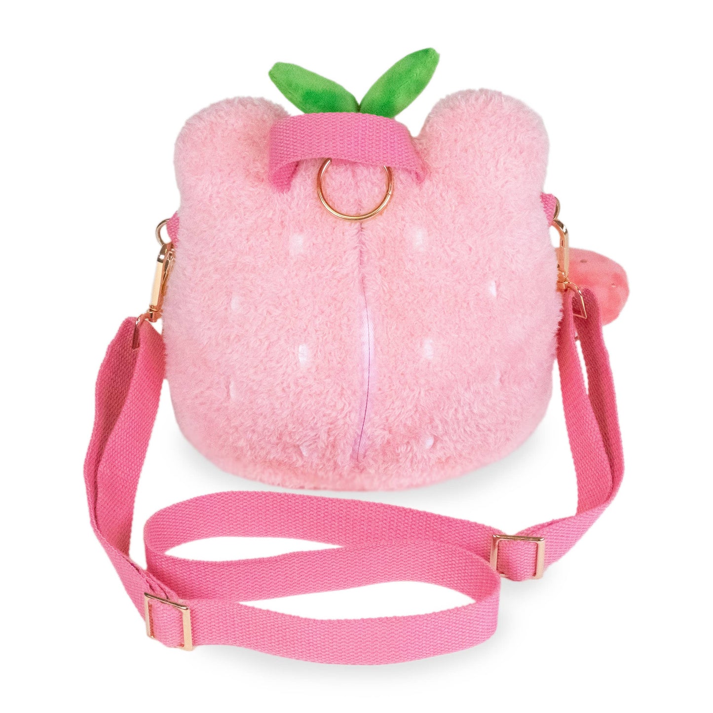 Strawberry Wawa Backpack (Cute Kawaii Pink Frog Shoulder Bag