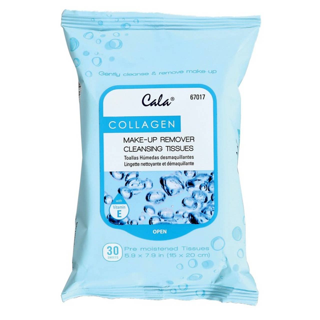 Cala Makeup Remover Wipes Tissue Cleanser: Aloe Vera