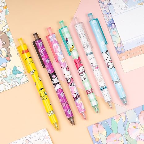 6 Piece Sanrio Pen Set - OVERRATED