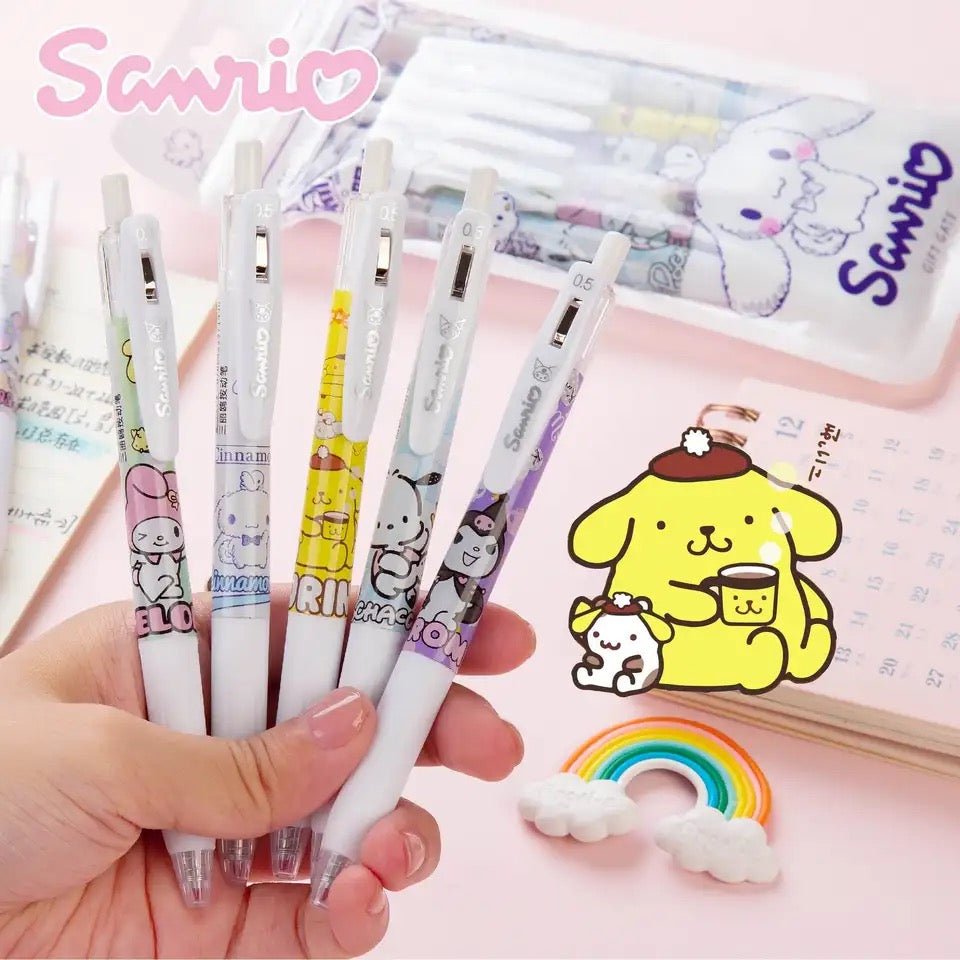 6 Piece Sanrio Pen Set - OVERRATED