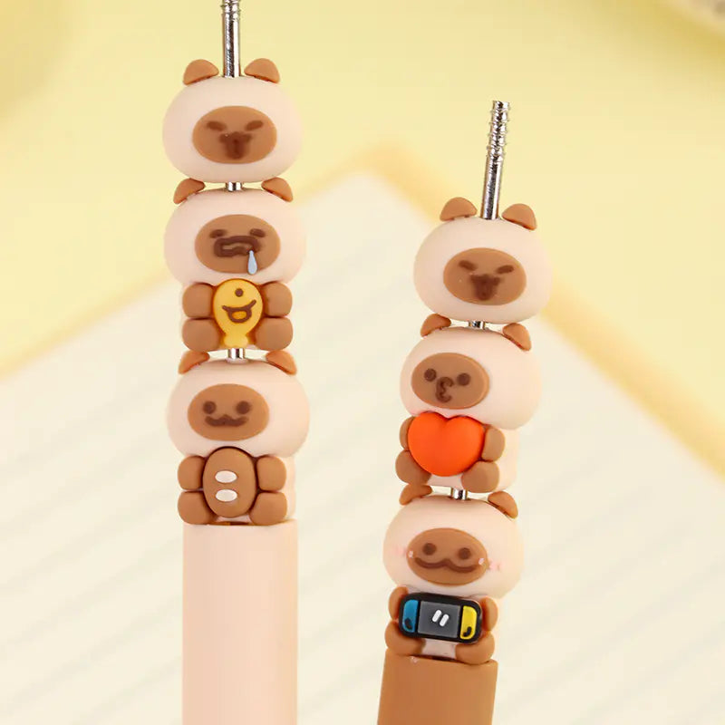 Doggy Cat Stackable Bead Pen